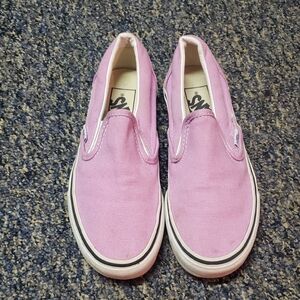 Vans Pink Slip-On Sneakers